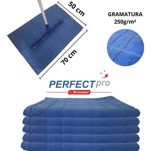 Pano de Chão Microfibra Limpeza 70x50 - Perfect Pro