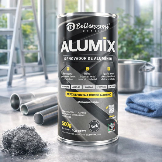 Renovador de Alumínio Alumix Bellinzoni 500g – Black